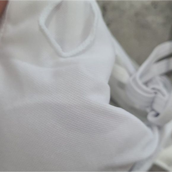 New..White sexy striped woman swimsuit monoki - Picture 6 of 8